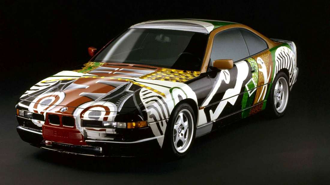 Art Cars N°14 – BMW 850 CSi  by David Hockney.